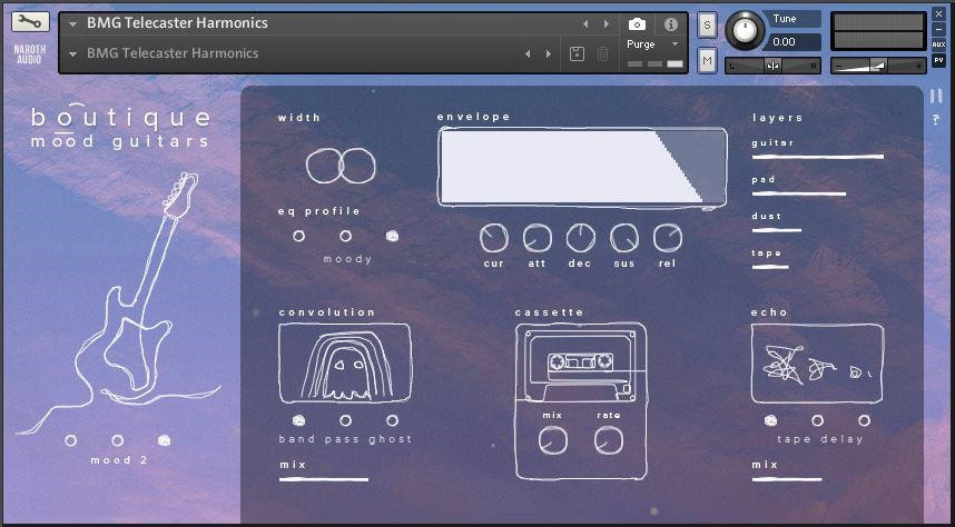 吉他音源 – Naroth Audio Mood Guitars KONTAKT-DECiBEL