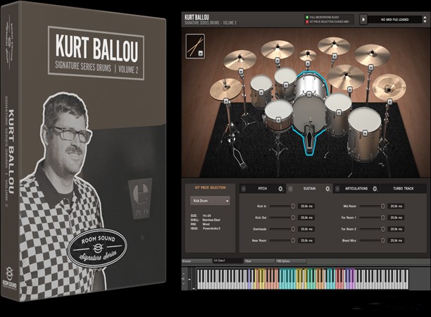 Room Sound Kurt Ballou Signature Series Drums Vol. II KONTAKT